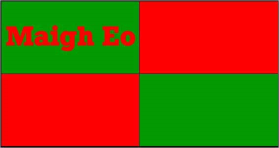 Mayo county flag banner with text Ireland