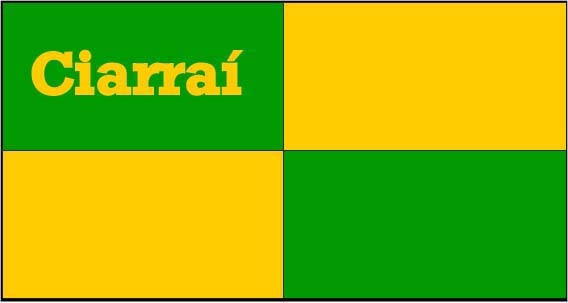 Kerry county flag banner with text Ireland
