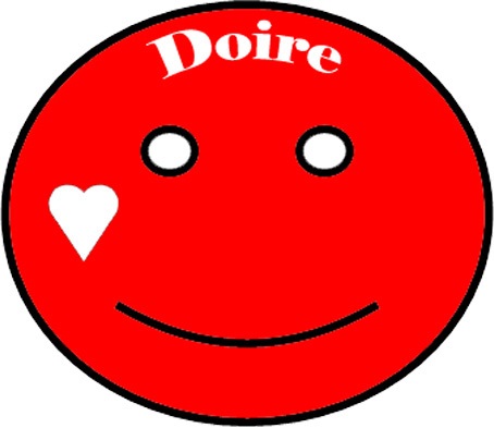 Derry county smiles button