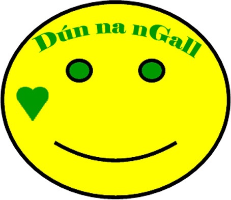Donegal county smiles button