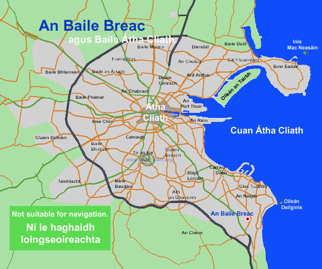 Map of Ballybrack, Dublin.