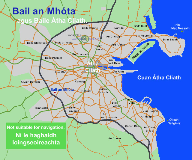 Map of Ballymount, Dublin.