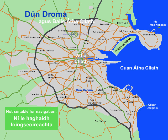 Map of Dundrum, County Dublin, Dublin.