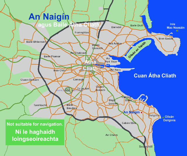 Map of Sallynoggin, County Dublin, Dublin.