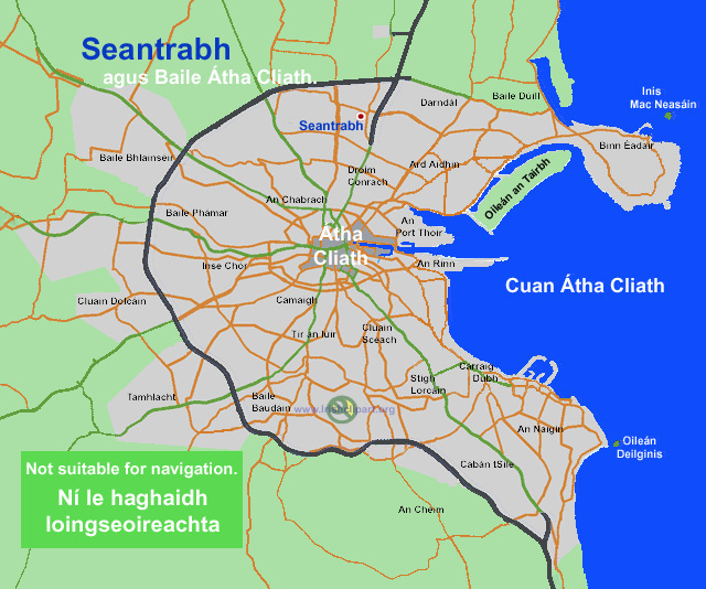 Map of Santry, Dublin.