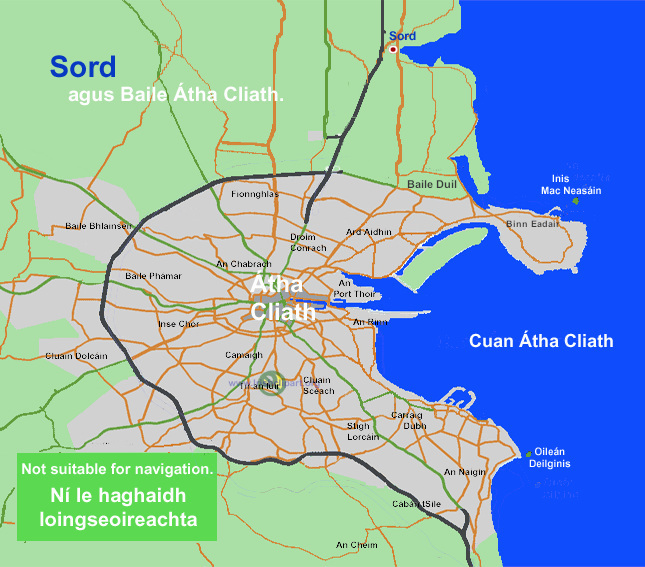 Map of Swords, Dublin.