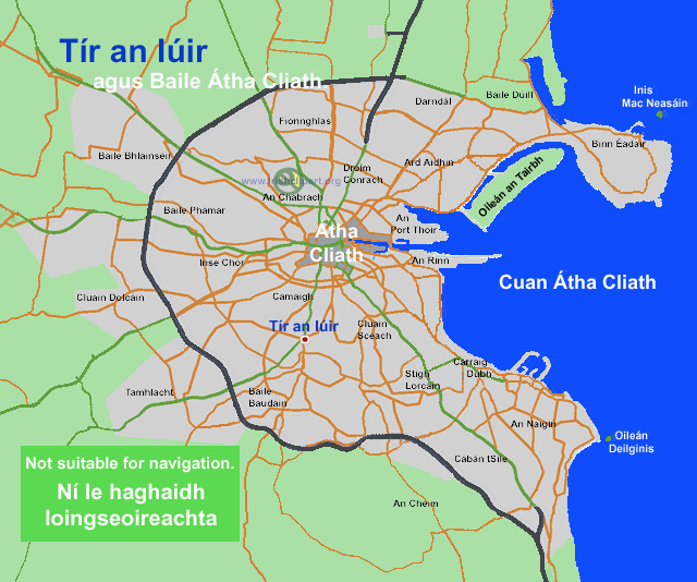 Map of Terenure, Dublin.