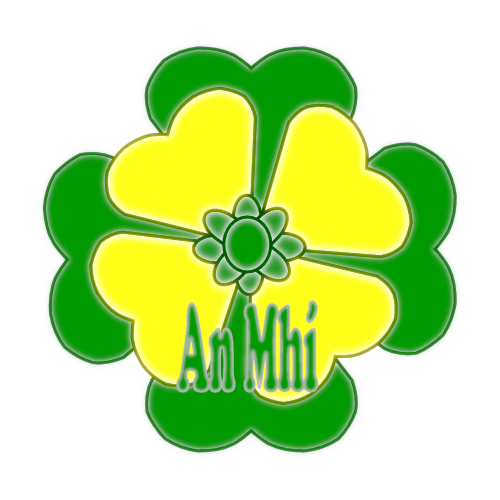 Meath county flower with county colours.