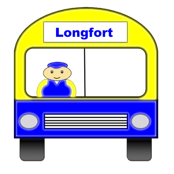 Longford county bus with county colours.