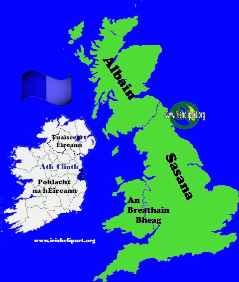 Map of Dublin county Ireland British Isles.