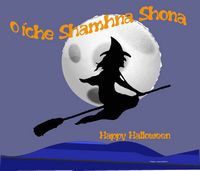 Halloween Witch Ireland Irish Banner
