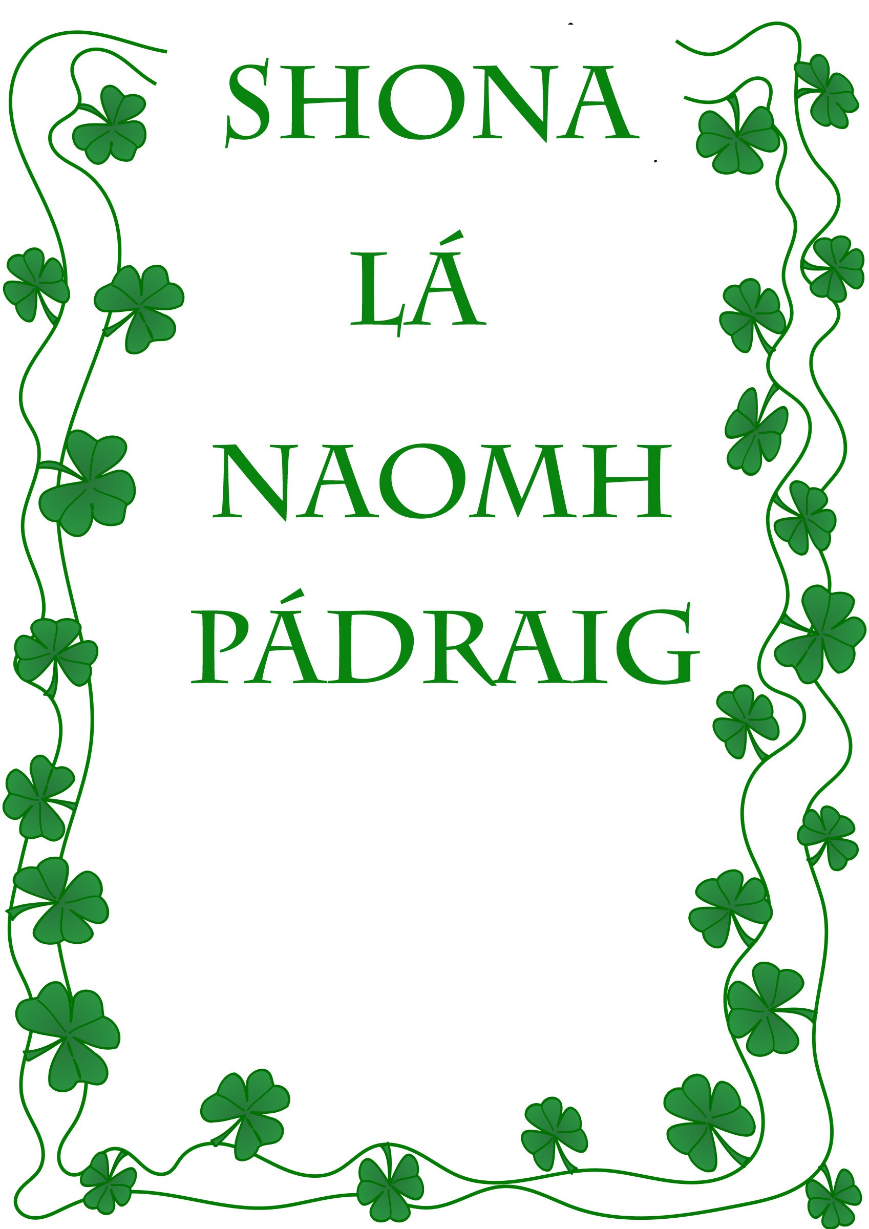 Saint Patricks Day Ireland Irish poster1