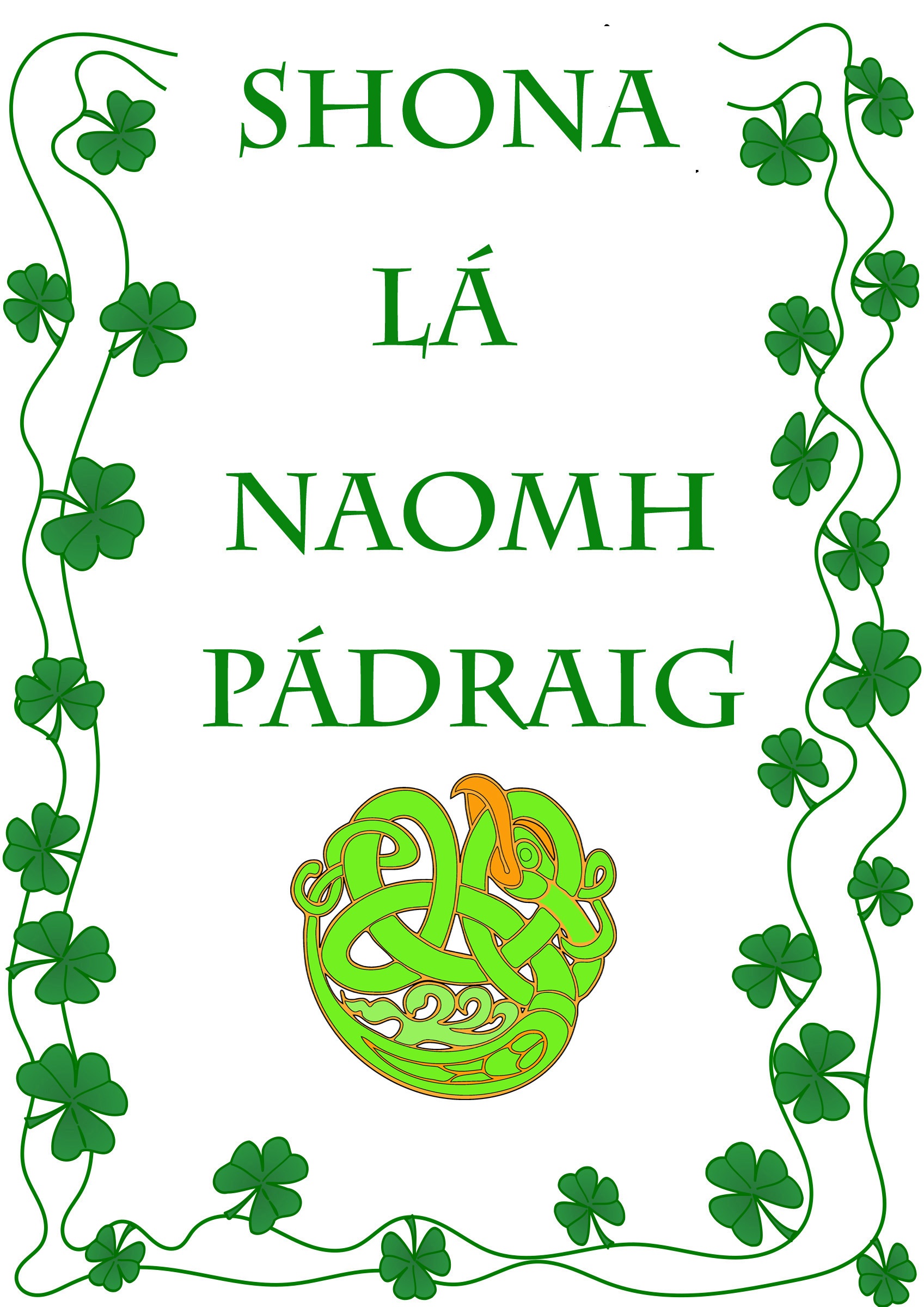 Saint Patricks day banner image Ireland