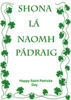 Saint Patricks day Ireland Irish poster2