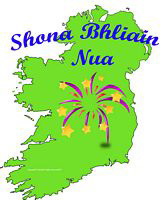 New Year map Ireland Irish